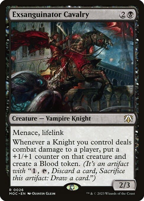 Exsanguinator Cavalry 2023 Magic: The Gathering March of the Machine Commander