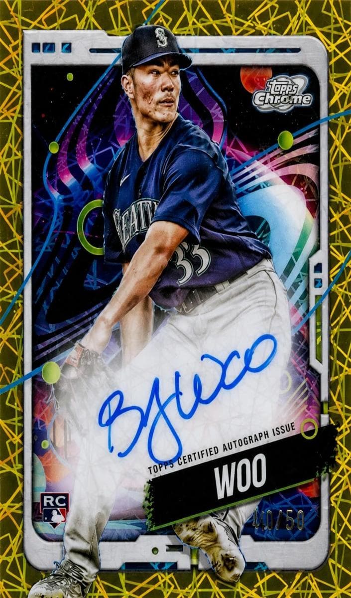 Bryan Woo 2024 topps Topps Cosmic Chrome