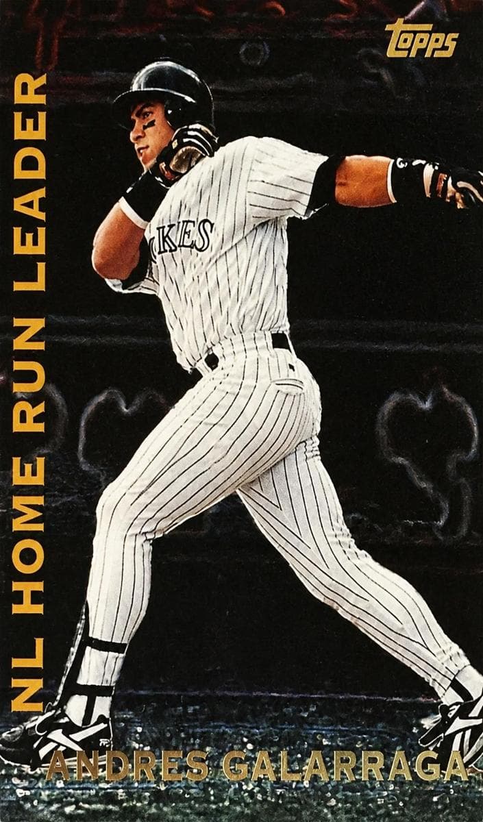 Andres Galarraga 1995 topps Topps