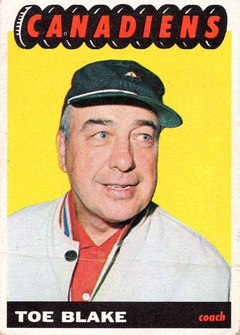 Toe Blake 1965 topps