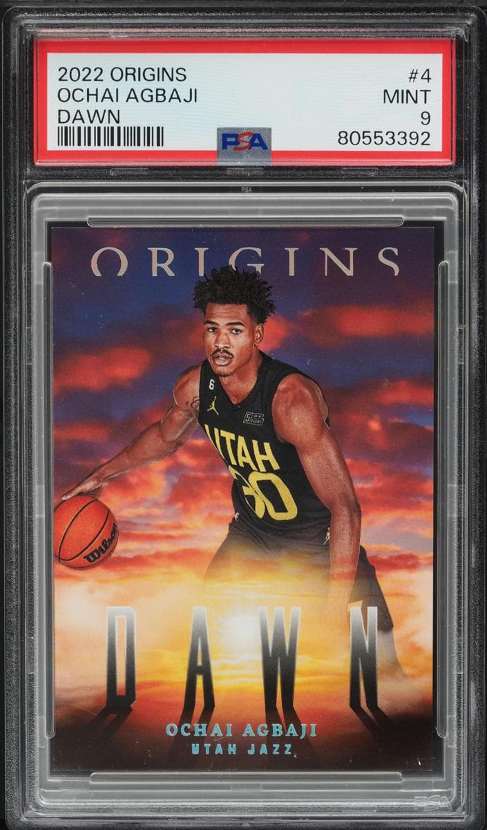 Ochai Agbaji 2022 panini Panini Origins