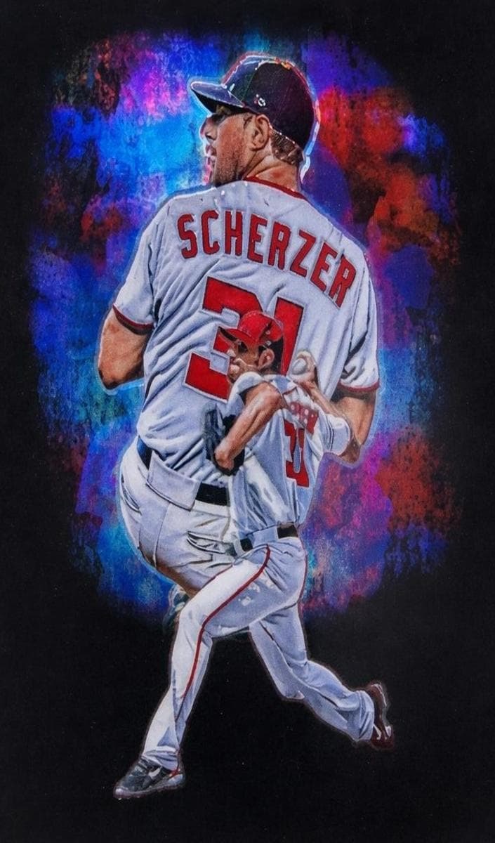 Max Scherzer 2019 panini Prizm Profiles