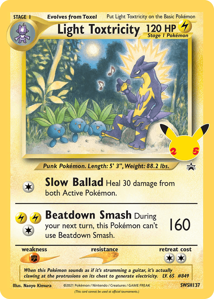 Light Toxtricity 2021 Pokemon