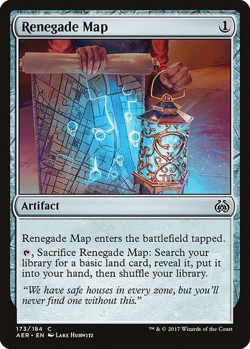 Renegade Map 2017 Magic: The Gathering Aether Revolt
