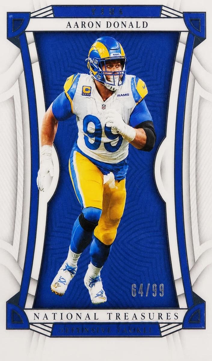 Aaron Donald 2022 panini Panini National Treasures