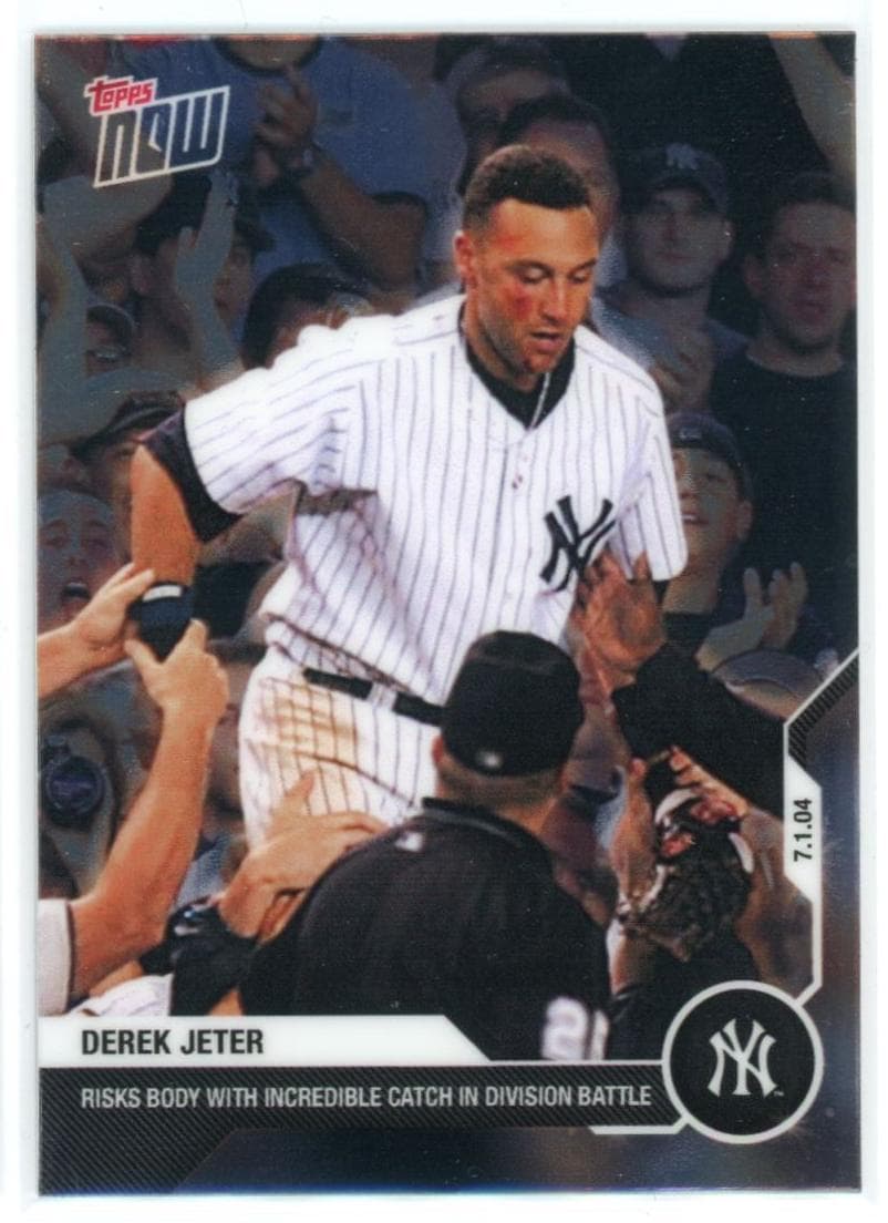 Derek Jeter 2020 topps Now Chrome Derek Jeter Career Retrospective