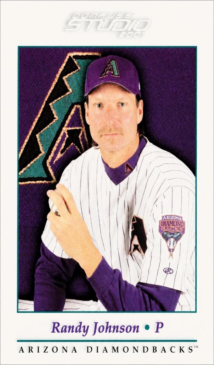 Randy Johnson 2001 panini Donruss Studio
