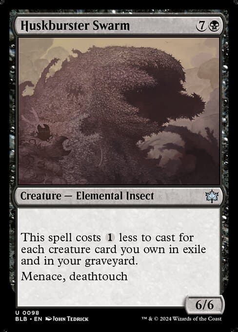 Huskburster Swarm 2024 Magic: The Gathering Bloomburrow