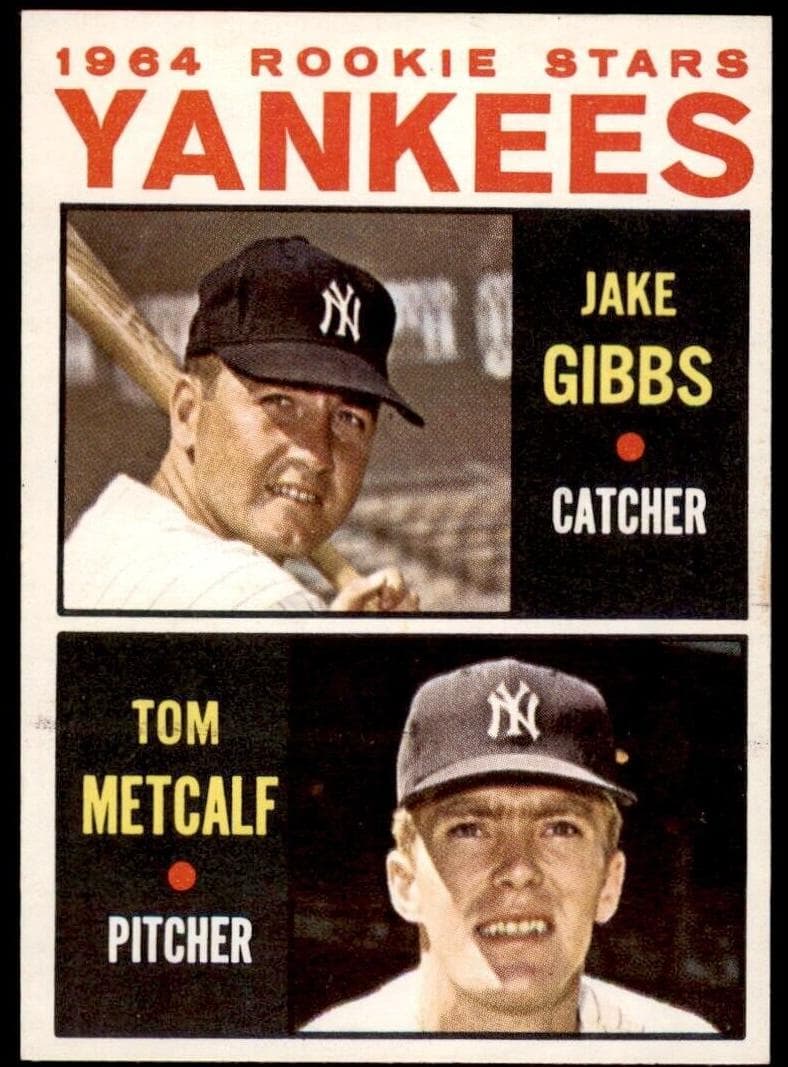 Yankees 1964 Rookie Stars (Jake Gibbs / Tom Metcalf) #281
