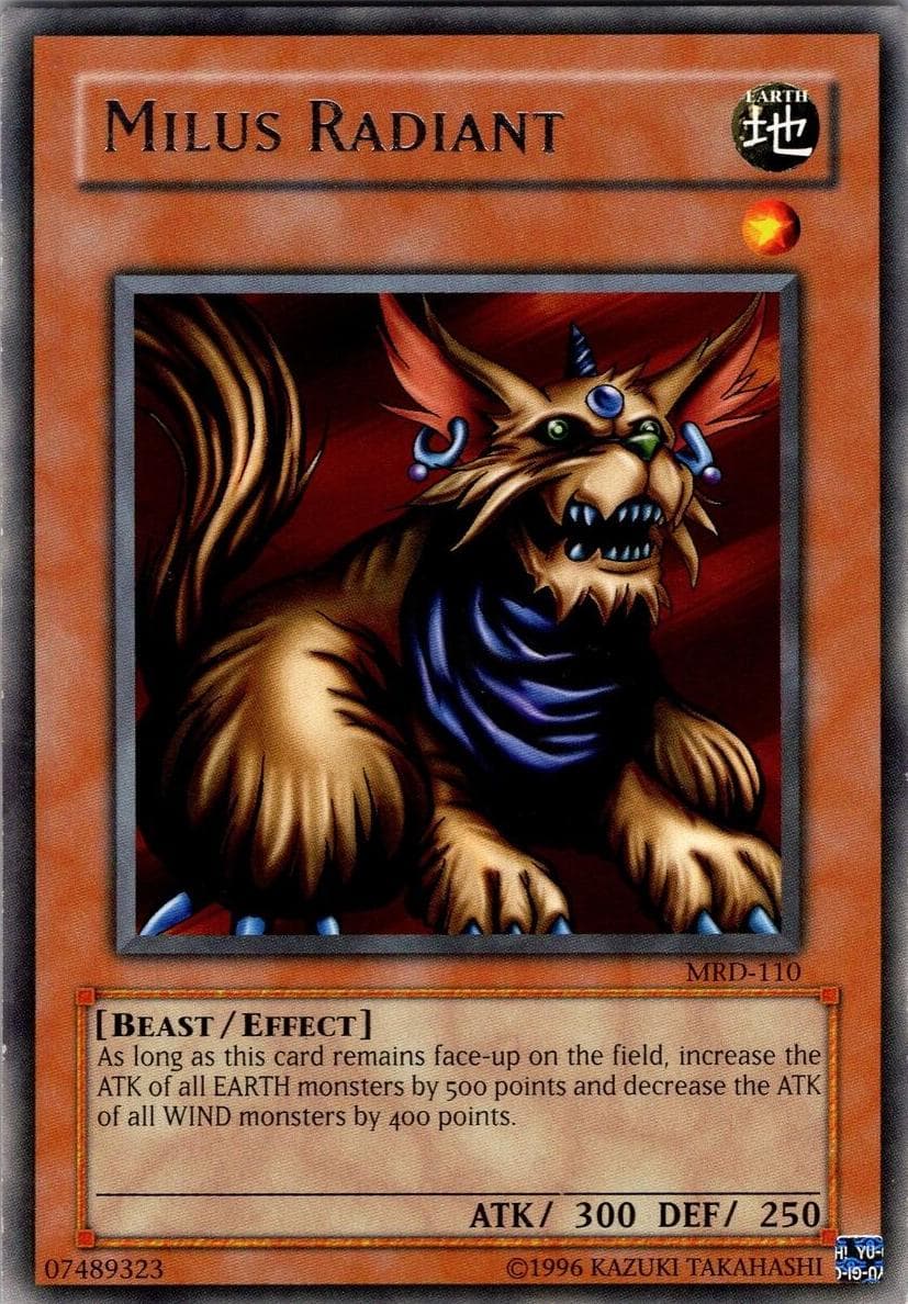 Milus Radiant 2002 Yu-Gi-Oh! Metal Raiders