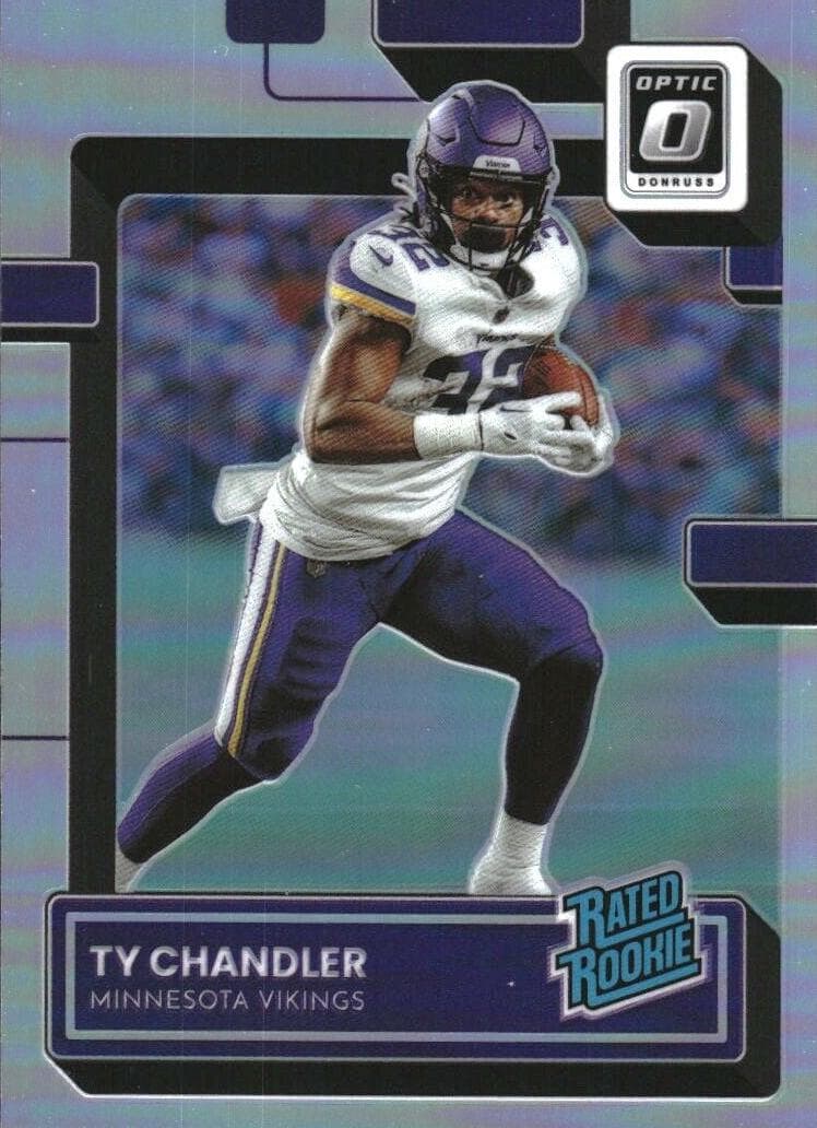 Ty Chandler trading card