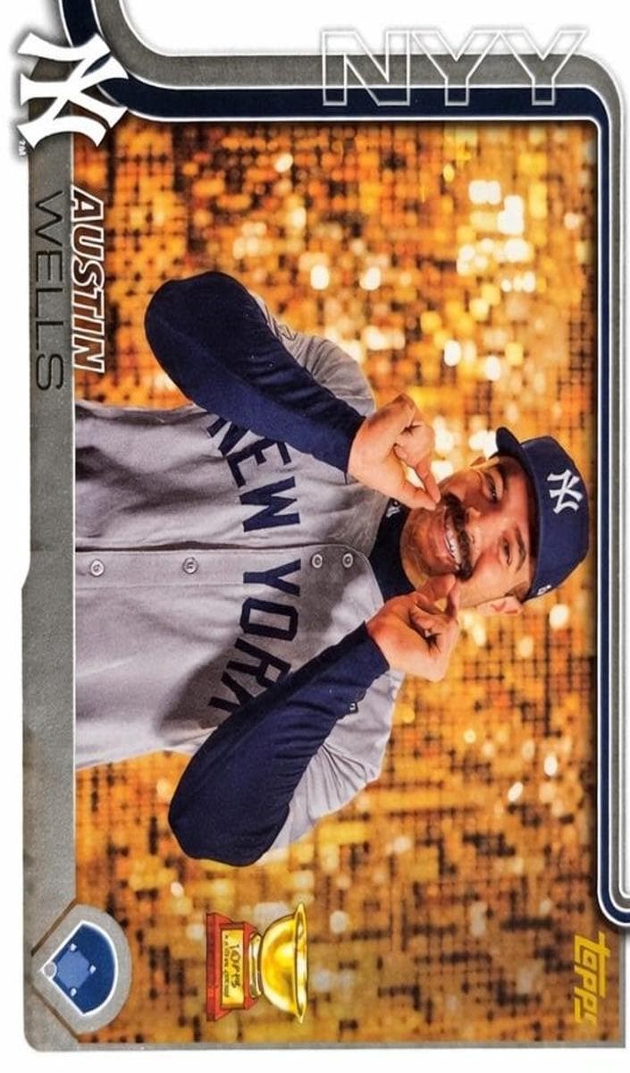 Austin Wells 2025 topps Topps Chrome Update