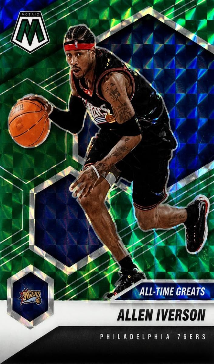 Allen Iverson 2020 panini Panini Mosaic