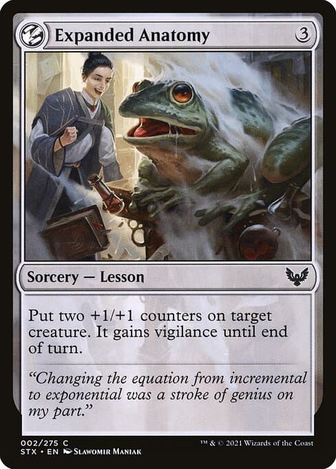 Expanded Anatomy 2021 Magic: The Gathering Strixhaven School of Mages