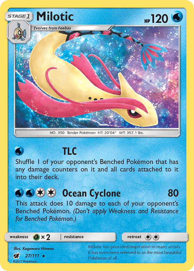 Milotic 2017 Pokemon Crimson Invasion