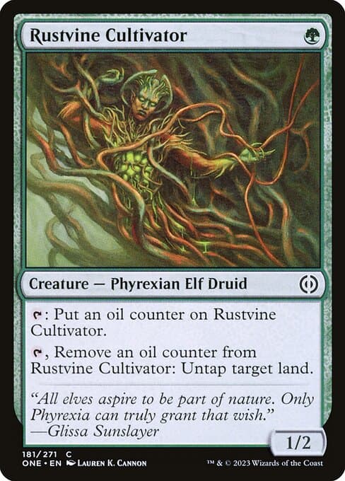 Rustvine Cultivator 2023 Magic: The Gathering Phyrexia: All Will Be One