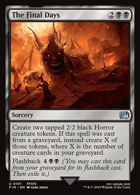 The Final Days 2025 Magic: The Gathering Final Fantasy Art Series