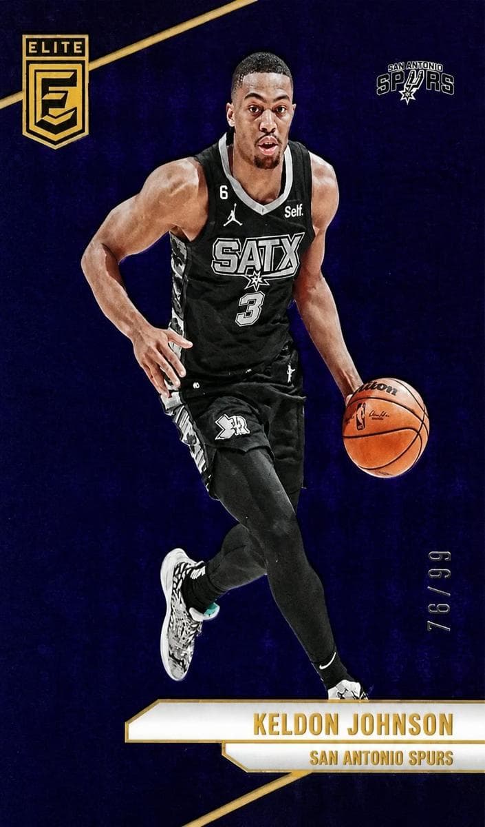 Keldon Johnson 2023 panini Donruss Elite