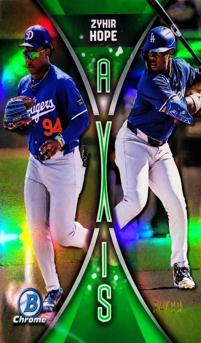 Zyhir Hope 2025 bowman Bowman Draft Chrome