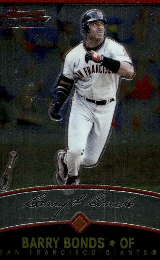 Barry Bonds 2001 bowman Bowman Chrome