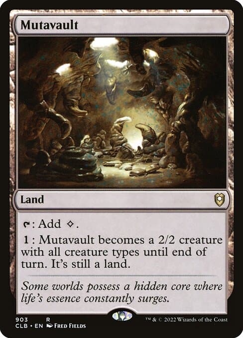 Mutavault 2025 Magic: The Gathering Edge of Eternities Stellar Sights Borderless
