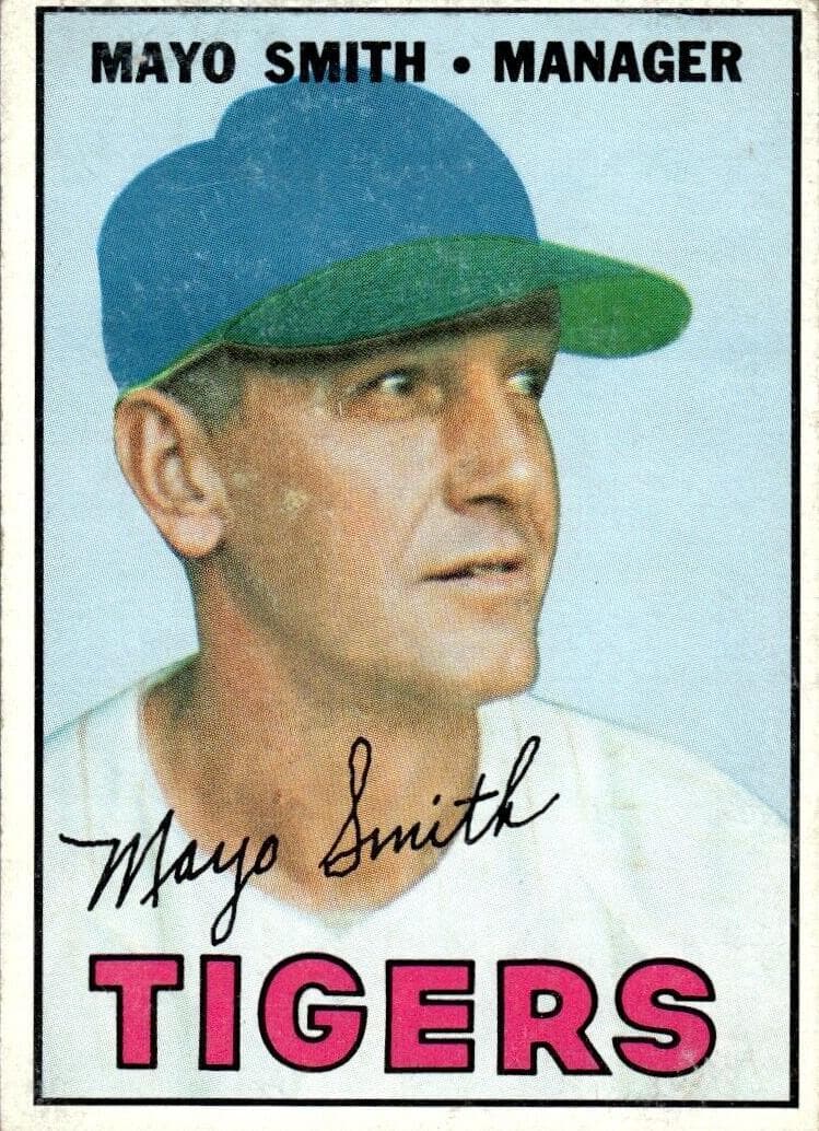 Mayo Smith 1967 topps Topps