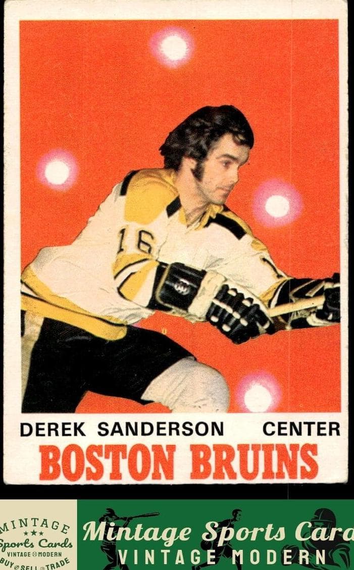 Derek Sanderson 1970 topps O-Pee-Chee