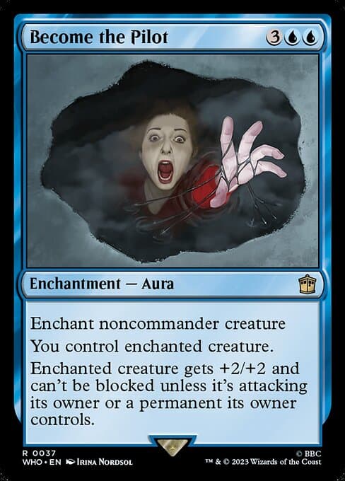 Become the Pilot 2023 Magic: The Gathering Doctor Who Foil