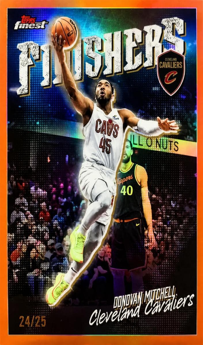 Donovan Mitchell 2025 topps Topps Finest