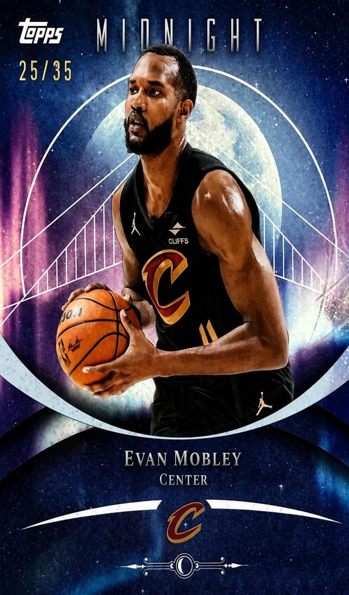Evan Mobley 2025 topps Topps Midnight