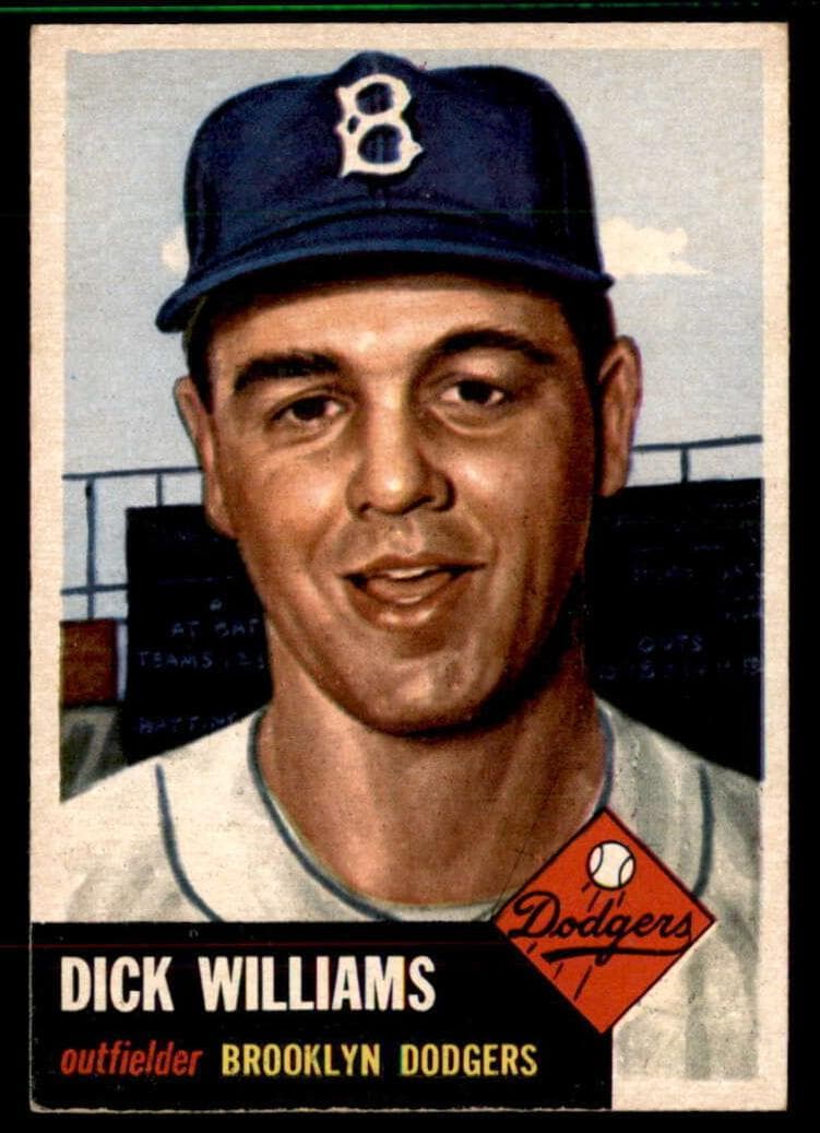 Dick Williams 1953 topps Topps
