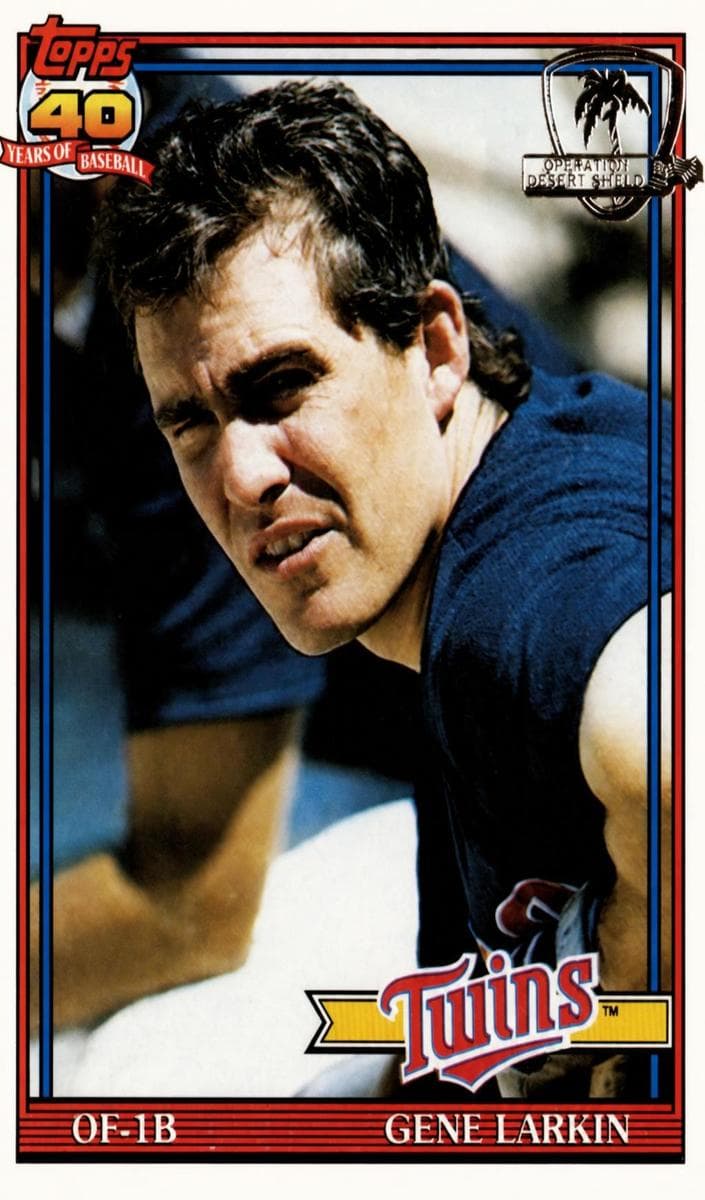 Gene Larkin 1991 topps Topps
