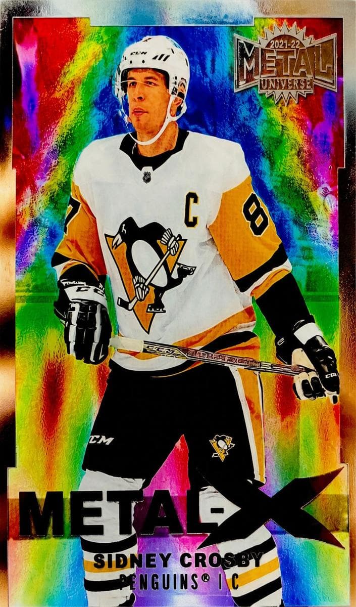 Sidney Crosby 2021 fleer SkyBox Metal Universe