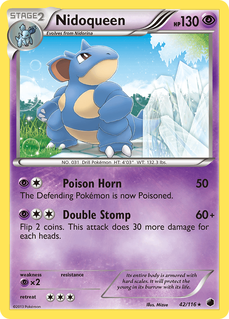 Nidoqueen 2013 Pokemon Plasma Freeze