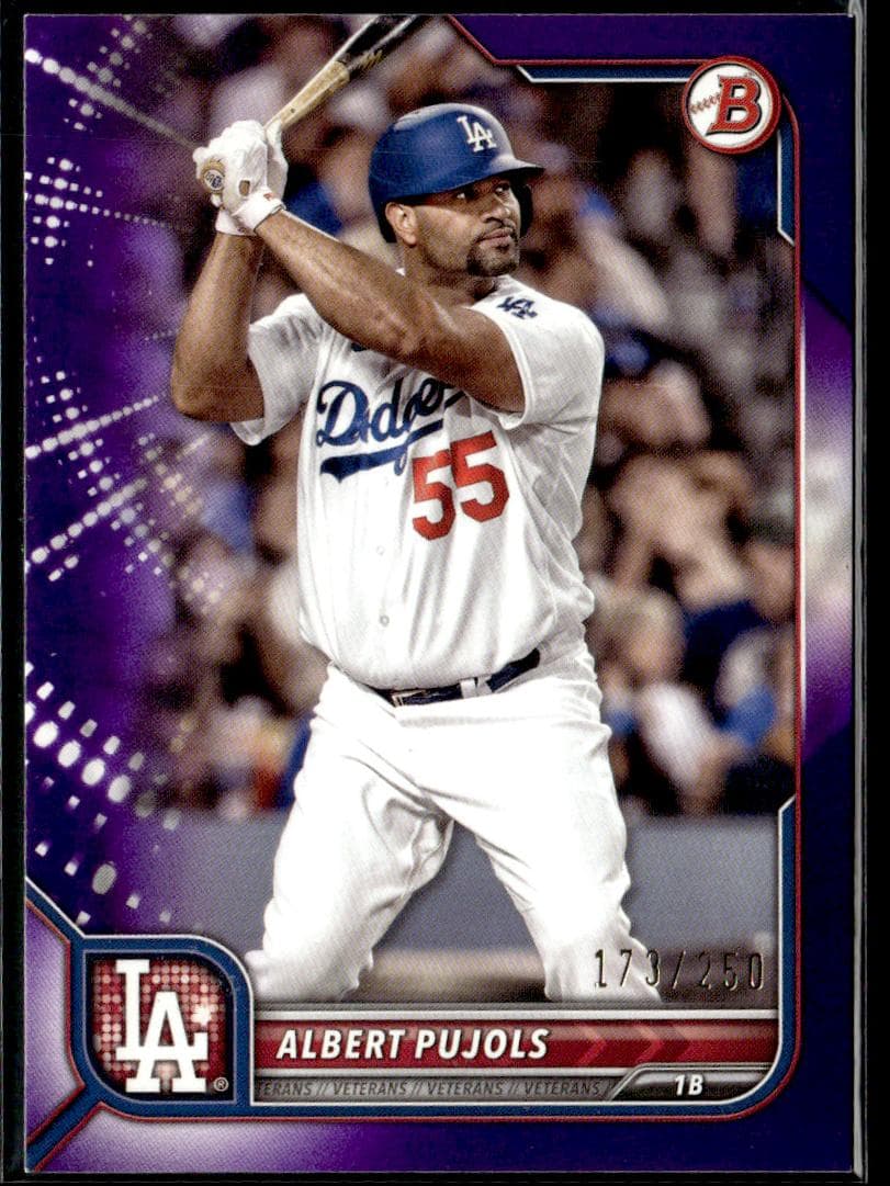 Albert Pujols 2022 bowman Bowman