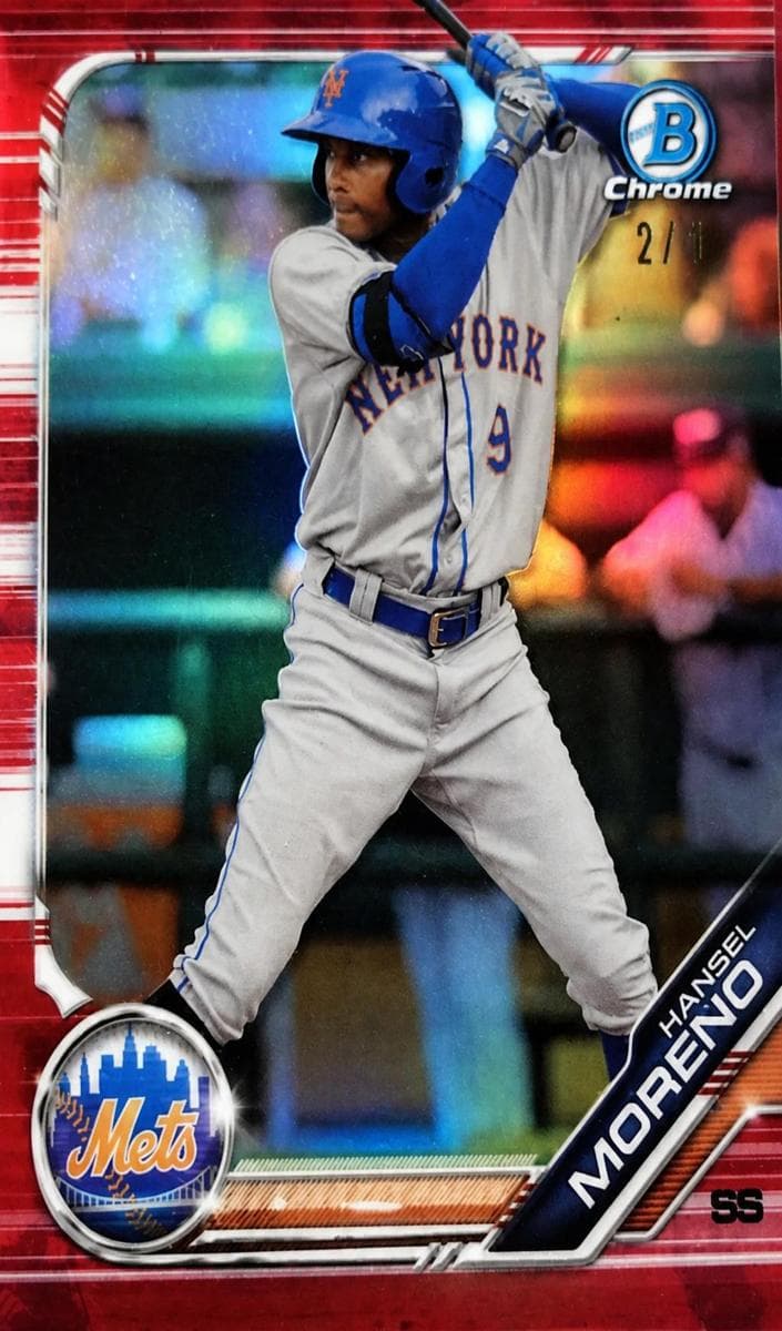 Hansel Moreno 2019 bowman Bowman Chrome