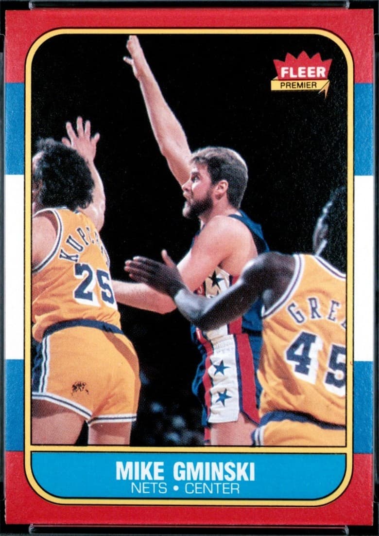 Basketball Mike Gminski 1986 Fleer 1986 Fleer