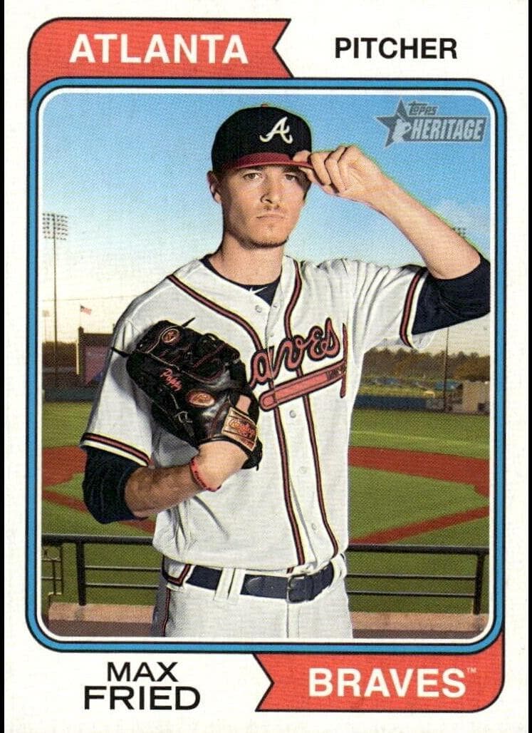 Max Fried 2023 topps Topps Heritage