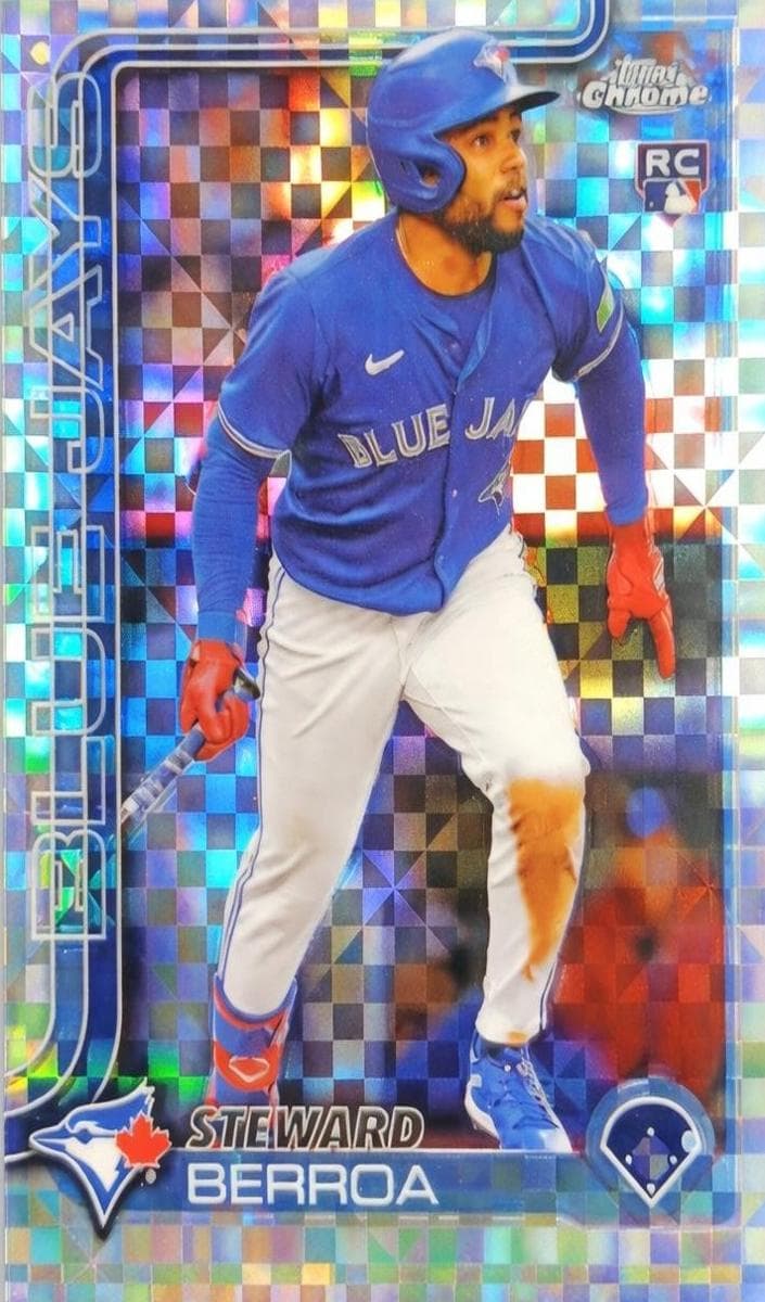 Steward Berroa trading card