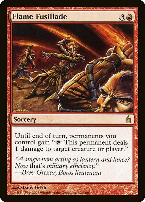 Flame Fusillade 2005 Magic: The Gathering