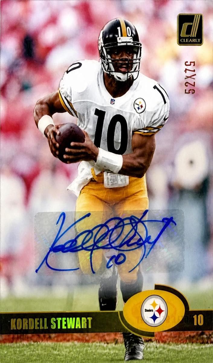 Kordell Stewart 2023 panini Clearly Donruss
