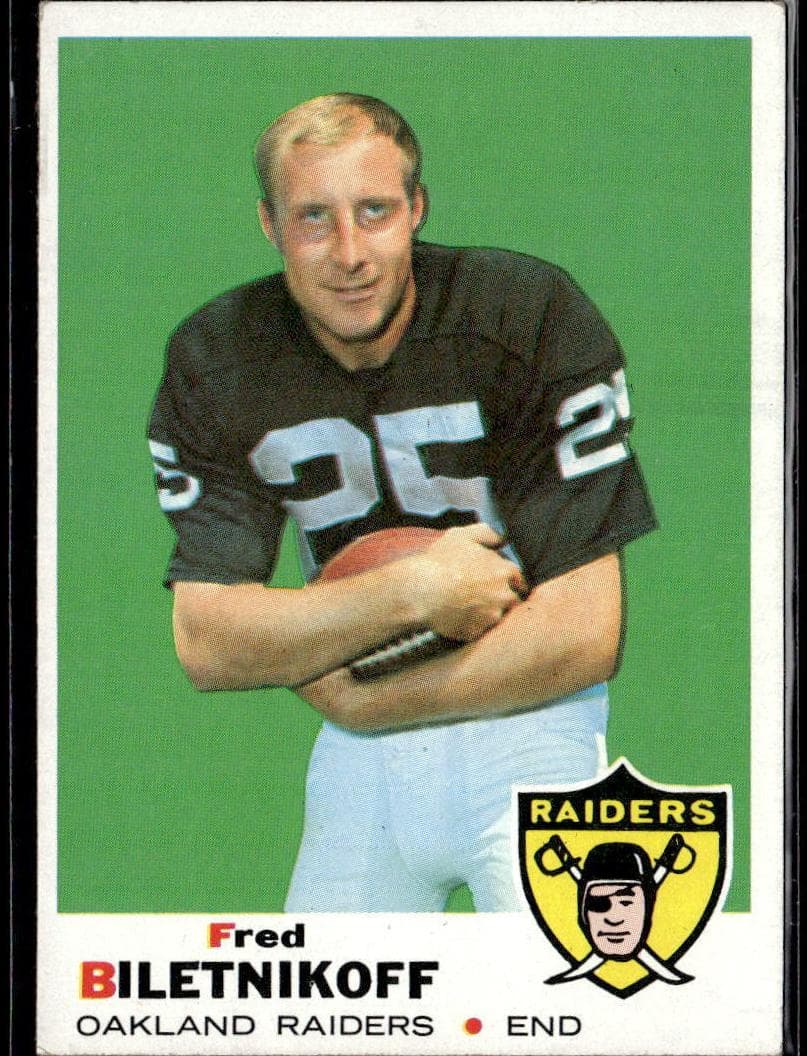 Fred Biletnikoff 1969 topps Topps