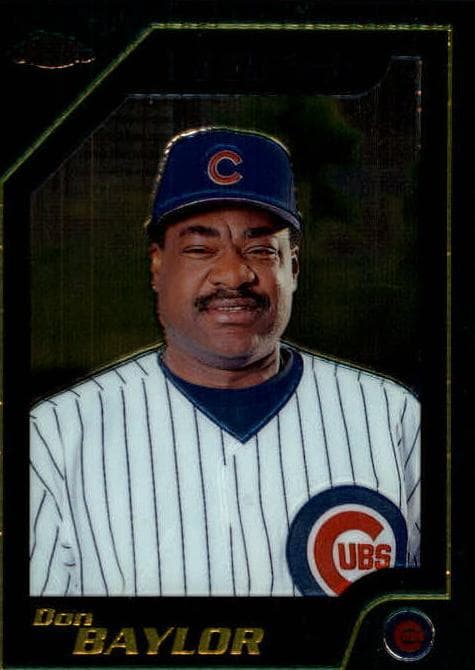 Don Baylor 2001 topps Topps Chrome