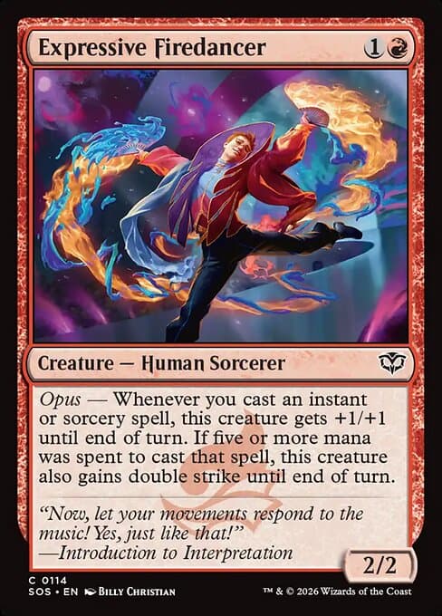 Expressive Firedancer 2026 Magic: The Gathering Secrets of Strixhaven
