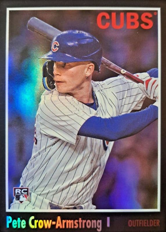 Design Variation; team name in script, not block letters 2024 topps