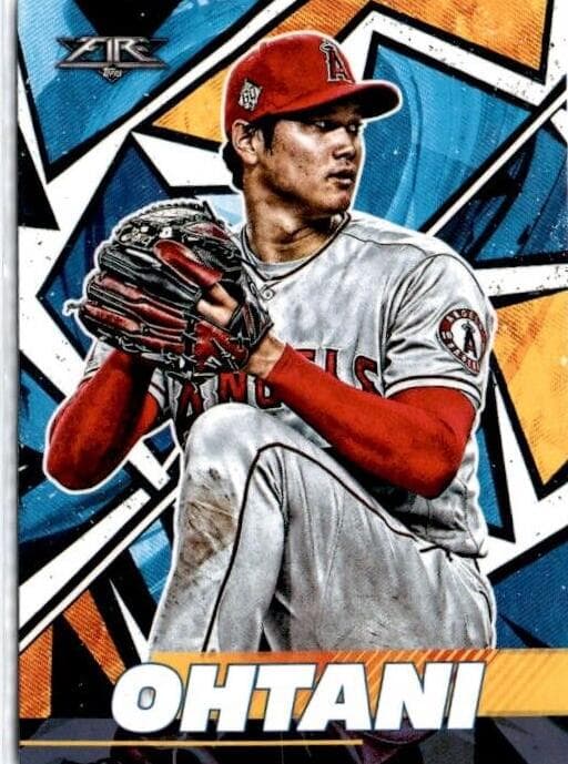 Shohei Ohtani 2021 topps Topps Fire