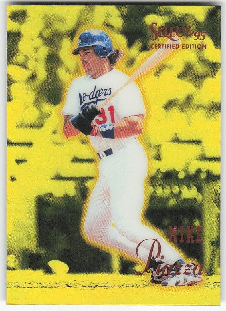Mike Piazza 1995 panini Certified