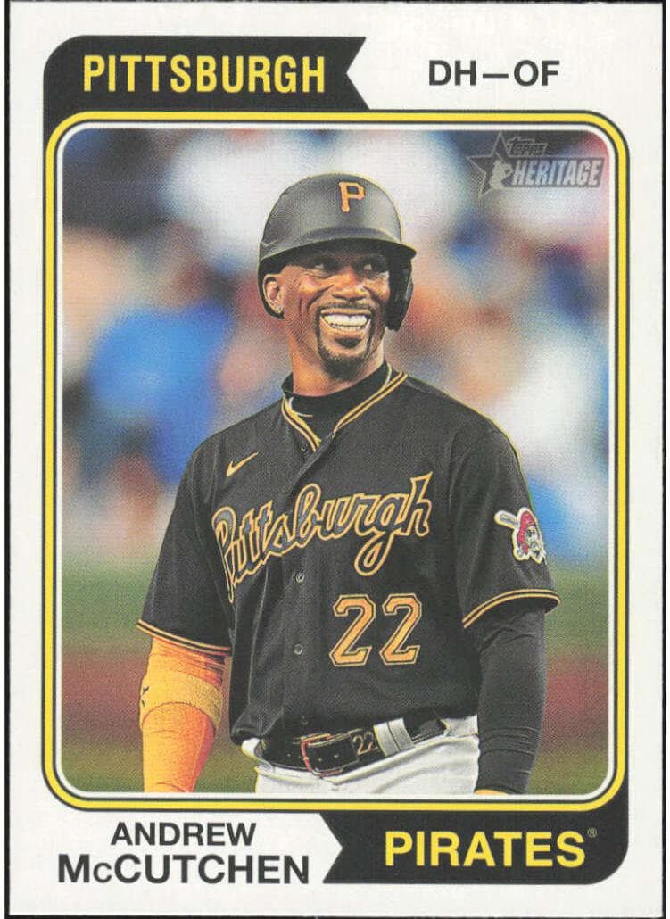 Andrew McCutchen 2023 topps Topps Heritage