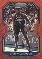 Zion Williamson 2020 panini Prizm Choice Blue Yellow Green