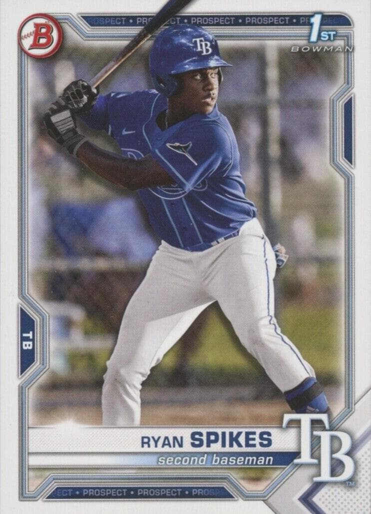 Ryan Spikes 2021 bowman Bowman Draft